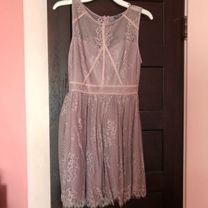 Lily Rose Lavender Lace Dress